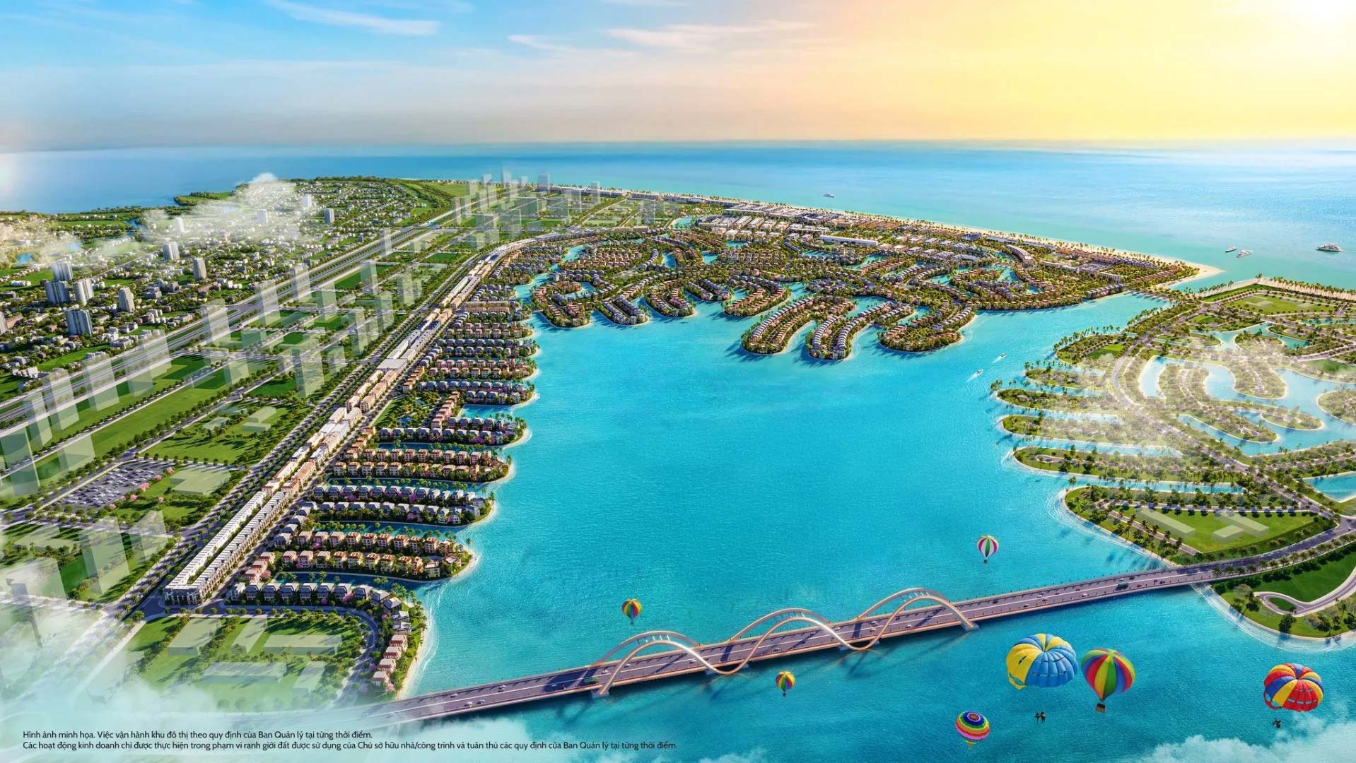 Biển hồ nhân tạo 800ha tại Vinhomes Global Gate – không gian mặt nước quy mô hàng đầu khu vực, kiến tạo hệ sinh thái nghỉ dưỡng ven biển độc đáo, cảnh quan xanh hài hòa, nâng tầm chất lượng sống và giá trị đầu tư bền vững tại Hạ Long